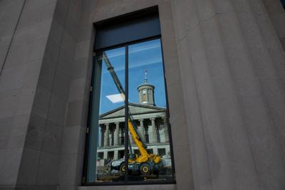 Construction at the state Capitol