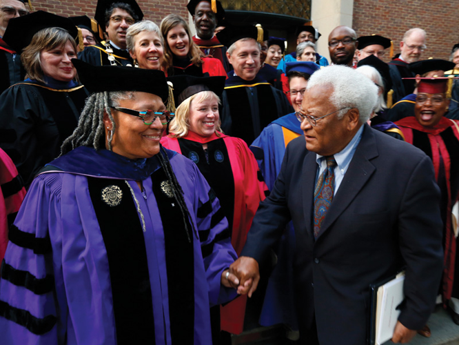 The Rev. Emilie Townes, the new dean of Vanderbilt Divinity School, is anything but the ‘same old Vandy’