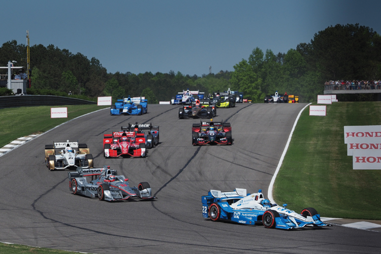 Hendersonville native Josef Newgarden is starting on the front row at the 100th running of the Indianapolis 500