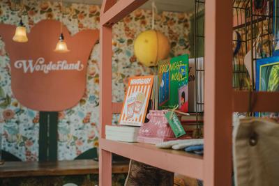 A shelf with children's books at Wonderland, which was voted Best Toy Store in Nashville in the Nashville Scene’s 2026 Best of Nashville Readers’ Poll