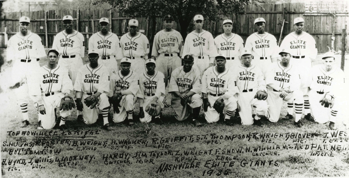The Knoxville Giants, a Negro Southern League baseball team