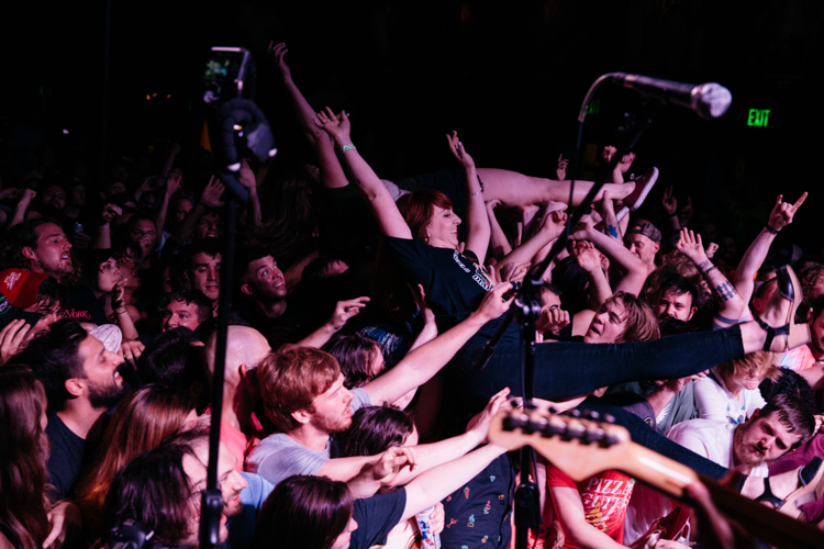 Hometown Heroes Diarrhea Planet Take a Triumphant Bow at Exit/In