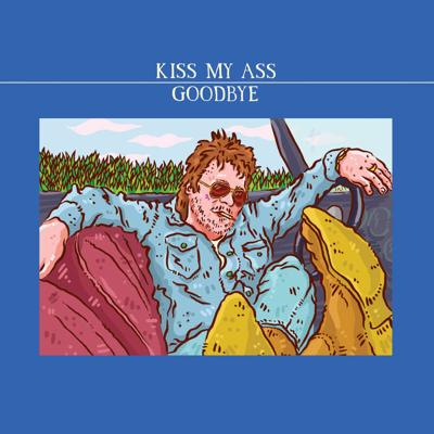 cover art Kiss My Ass Goodbye John Prine tribute lp