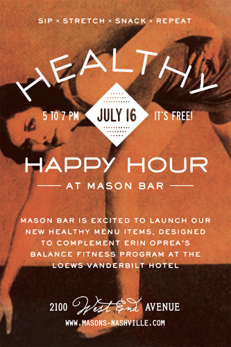 Healthy Happy Hour Brings Fitness to the Bar (No, Not Barre)