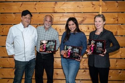 Phila Award winners Mark Dickerson, Kevin Miehlke, Adrianne Wright and Signe Anderson