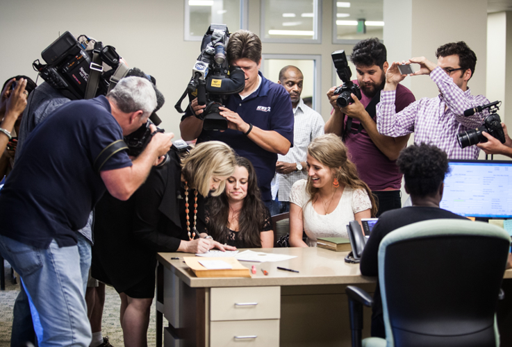 Scenes From a Marriage: Historic Rush of Same Sex Weddings at County Clerk's Office