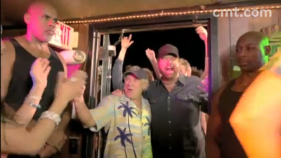 Jimmy Buffett and Toby Keith's 'Too Drunk to Karaoke' Was Shot at Santa's Pub