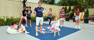 Matt Wiltshire and his family