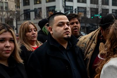 Kilmar Abrego García enters the Fred D. Thompson Federal Building and Courthouse on Feb. 26, 2026