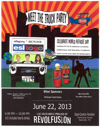 Mobile Classroom ESL to Go Comes to East Nashville for World Refugee Day