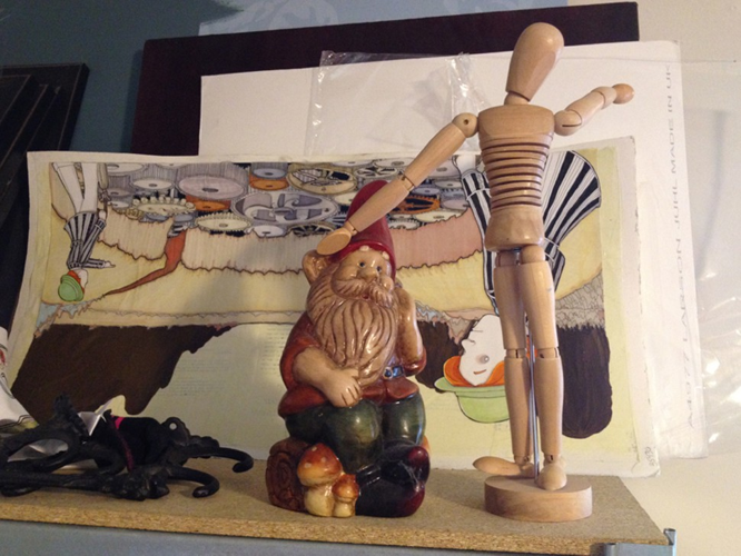 Paper Dolls, Mod Podge and Nerdery: A Studio Visit with Janet Lee