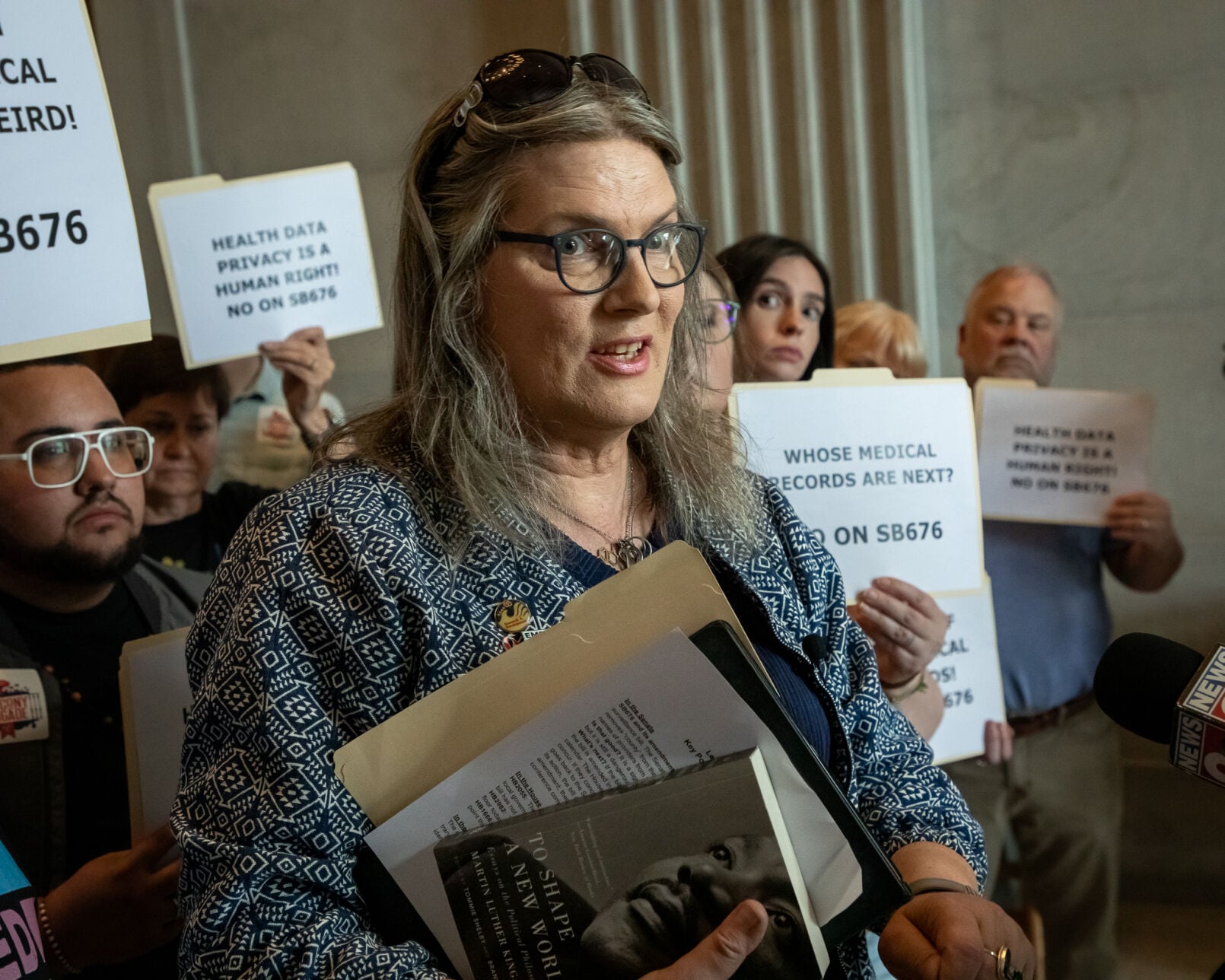 Dahron Johnson speaks in opposition to Senate Bill 676
