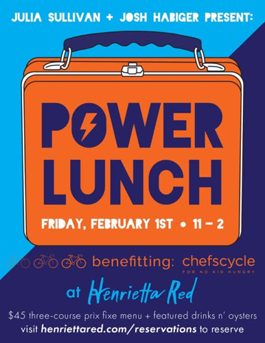 Chefs Josh Habiger and Julia Sullivan Create 'Power Lunch'