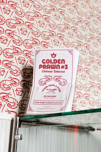 a menu at Golden Prawn #3