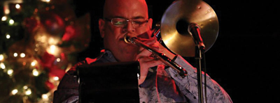 Nashville trombonist Roy Agee brings big brass and bigger personality to Prince's live show