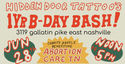 Hidden Door Tattoo First Anniversary Party