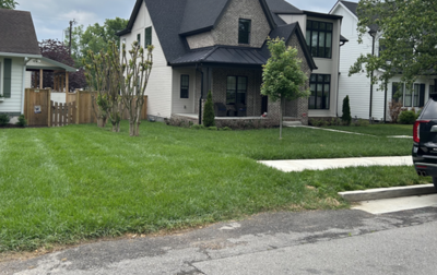 A "sidewalk to nowhere" in Sylvan Park