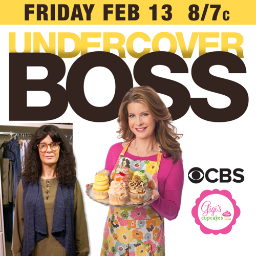 Cupcake Queen Gigi Butler Appears on <i>Undercover Boss</i> Tonight on CBS