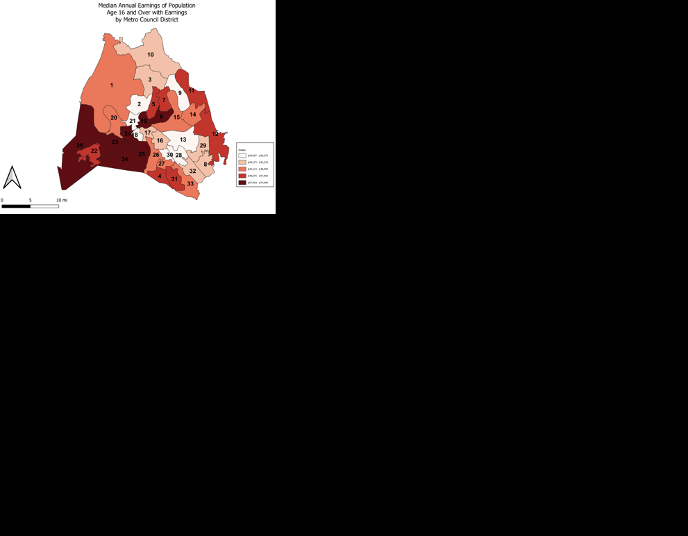 Low Wages Map