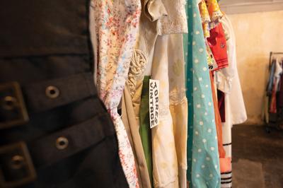 A rack of clothes at Torres Vintage, which is the Nashville Scene’s 2026 Writers’ Choice for Best Retail Therapy.
