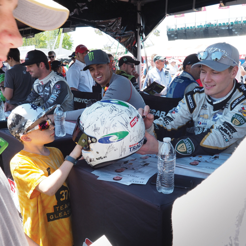 Hendersonville native Josef Newgarden is starting on the front row at the 100th running of the Indianapolis 500