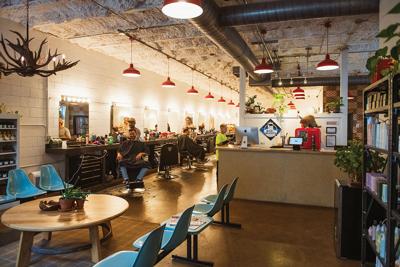 inside at Scout’s Barbershop, the Nashville Scene’s 2026 Best Barber Shop in Nashville