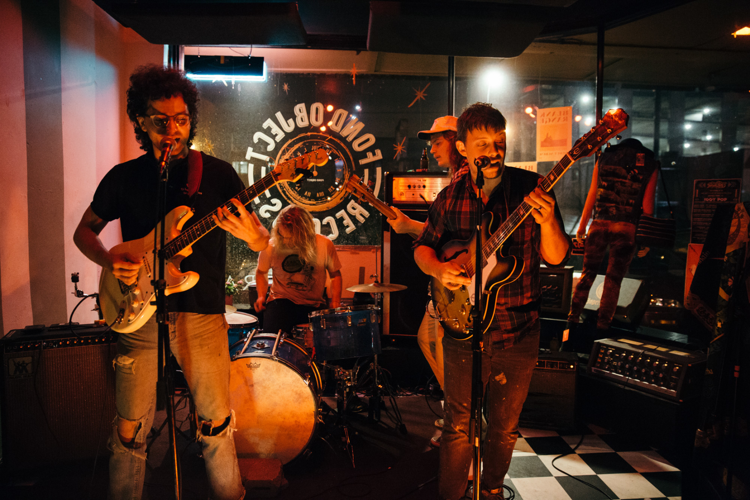 A Giant Dog Shakes Off the Blues at Fond Object