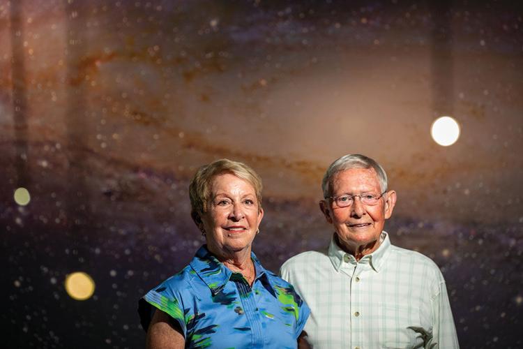 Ralph and Rosie Graham, photographed at the Adventure Science Center
