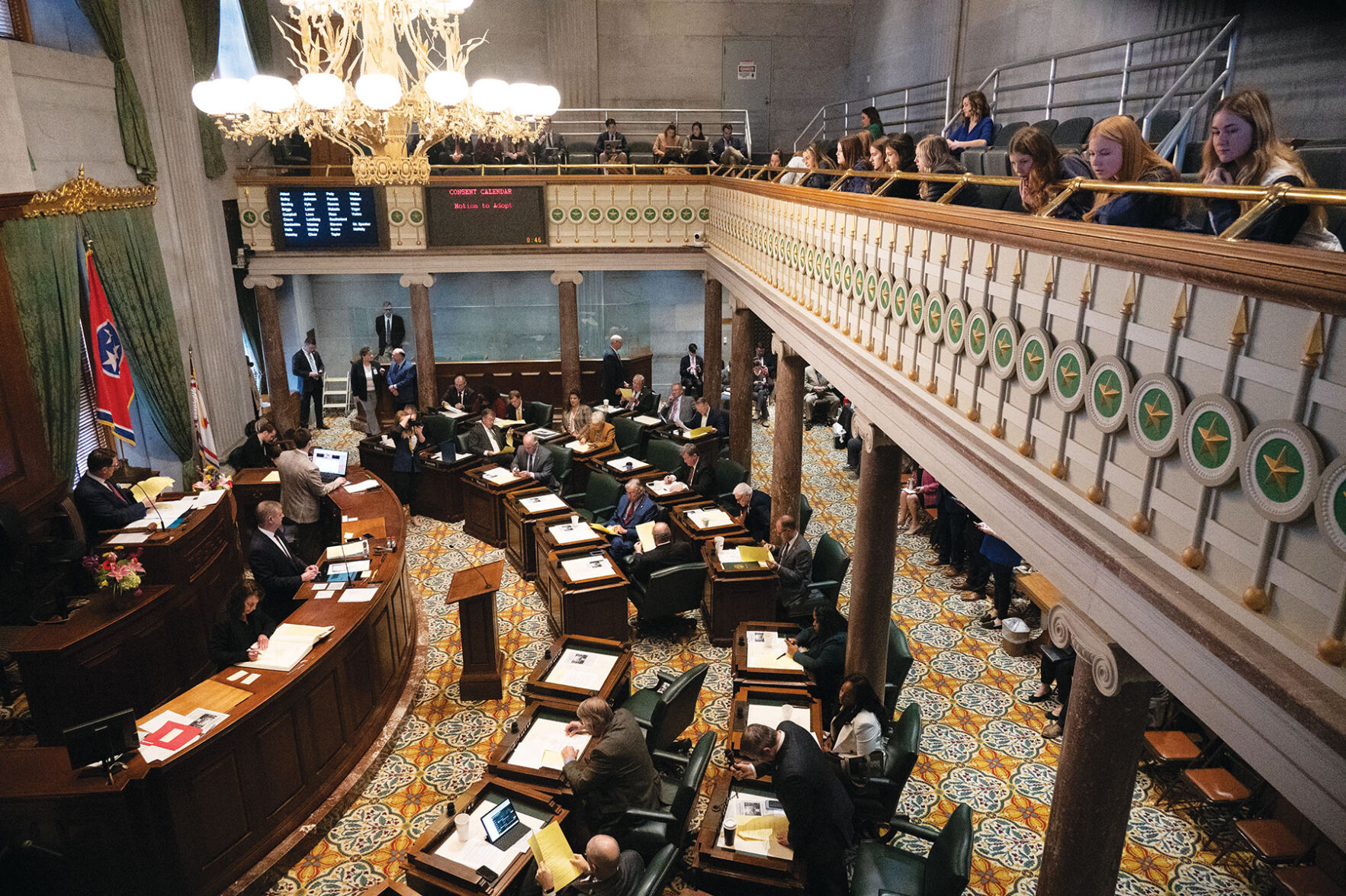 The Tennessee Senate in session
