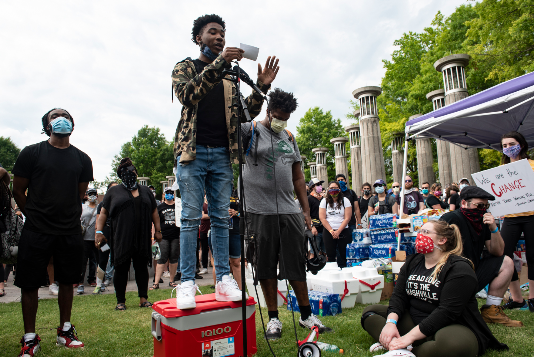 Scenes From the Teens for Equality Rally in Downtown Nashville