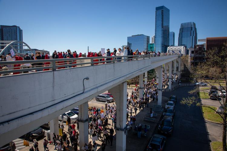 11 - No Kings protesters gather in downtown Nashville, March 28, 2026