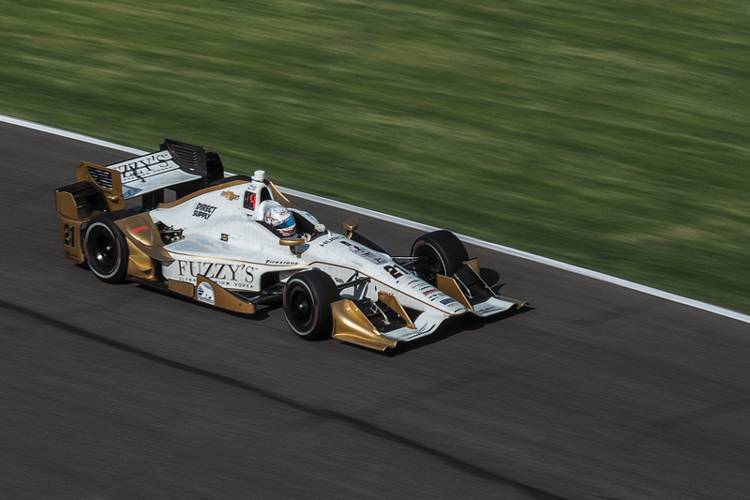 Hendersonville native Josef Newgarden is starting on the front row at the 100th running of the Indianapolis 500