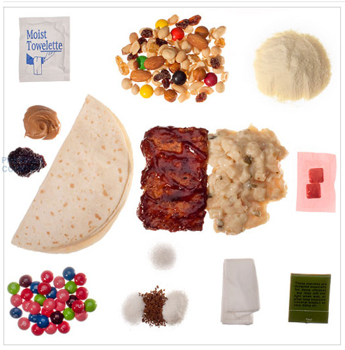 What the Troops Over There Eat From Over Here