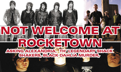 How the Christian principles governing Rocketown affect which bands can play there