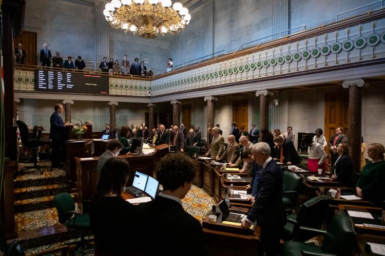 The Tennessee Senate chamber, February 2026
