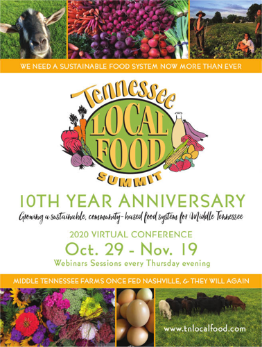 Tennessee Local Food Summit Goes Virtual for 2020