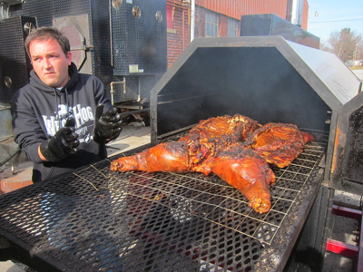 Martin's Bar-B-Que Hosts Event With Famed Pitmaster Sam Jones