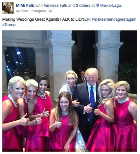 That Wedding Trump Crashed at Mar-a-Lago? It Was a Nashville Socialite's.
