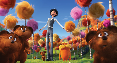 <i>The Lorax</i> puts a positive spin on Dr. Seuss' despairing ecological warning