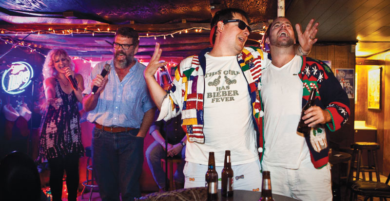 It's always Christmas at Santa's Pub, where everybody's naughty but nice