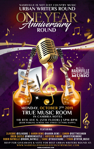 Nashville Is Not Just Country Music Celebrates a Year of Promoting Urban Music