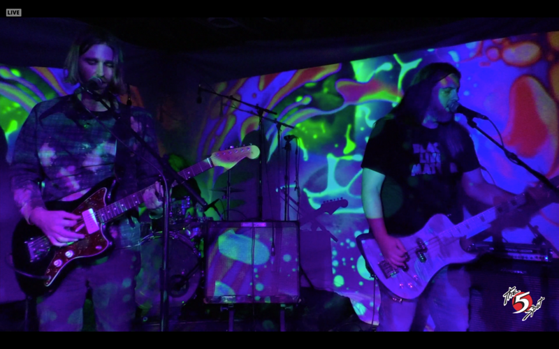 Safety Net and Tape Deck Mountain Stream On at The 5 Spot