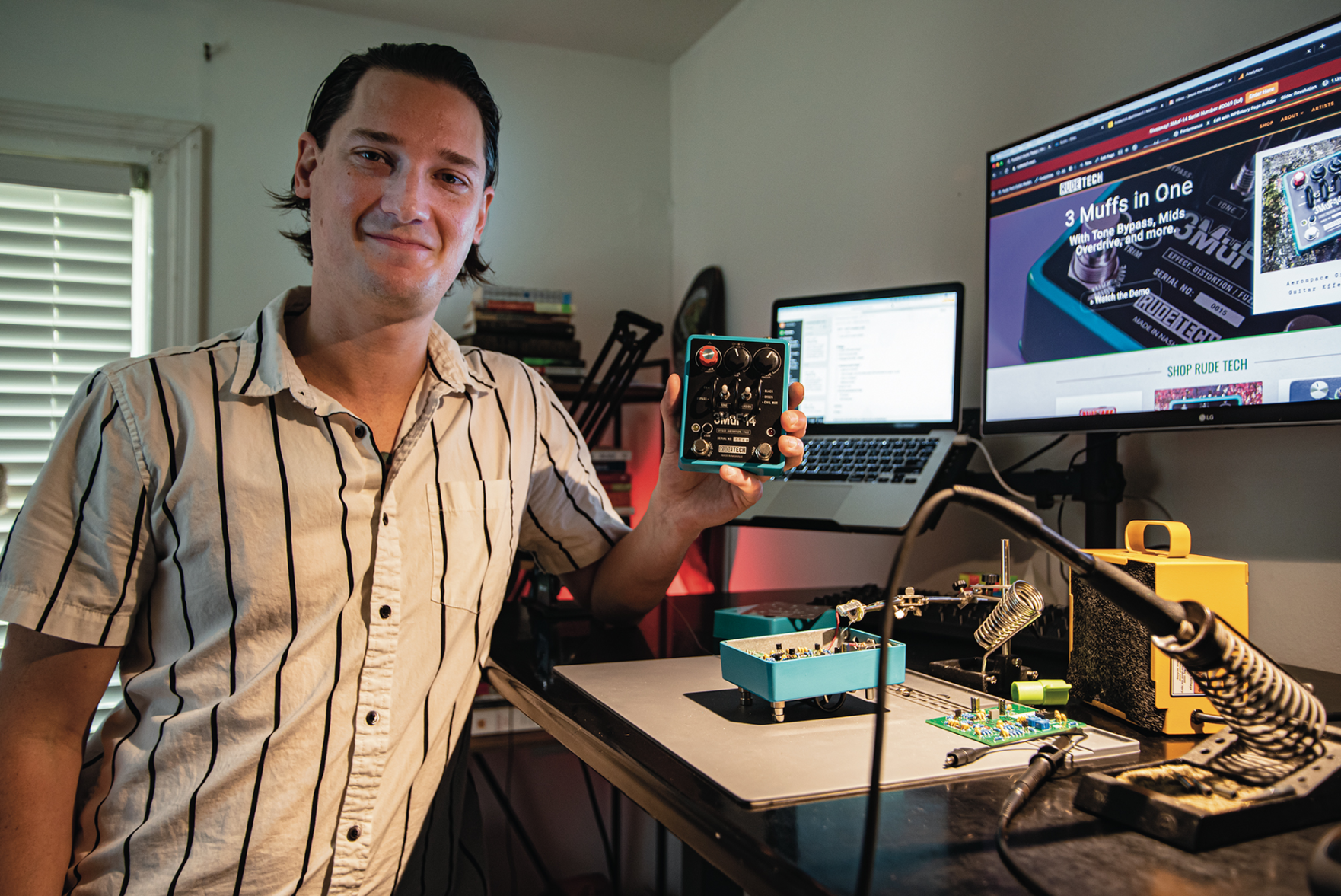 Gearing Up: RudeTech’s Jesse Rhew on Building Effects Pedals in Music City