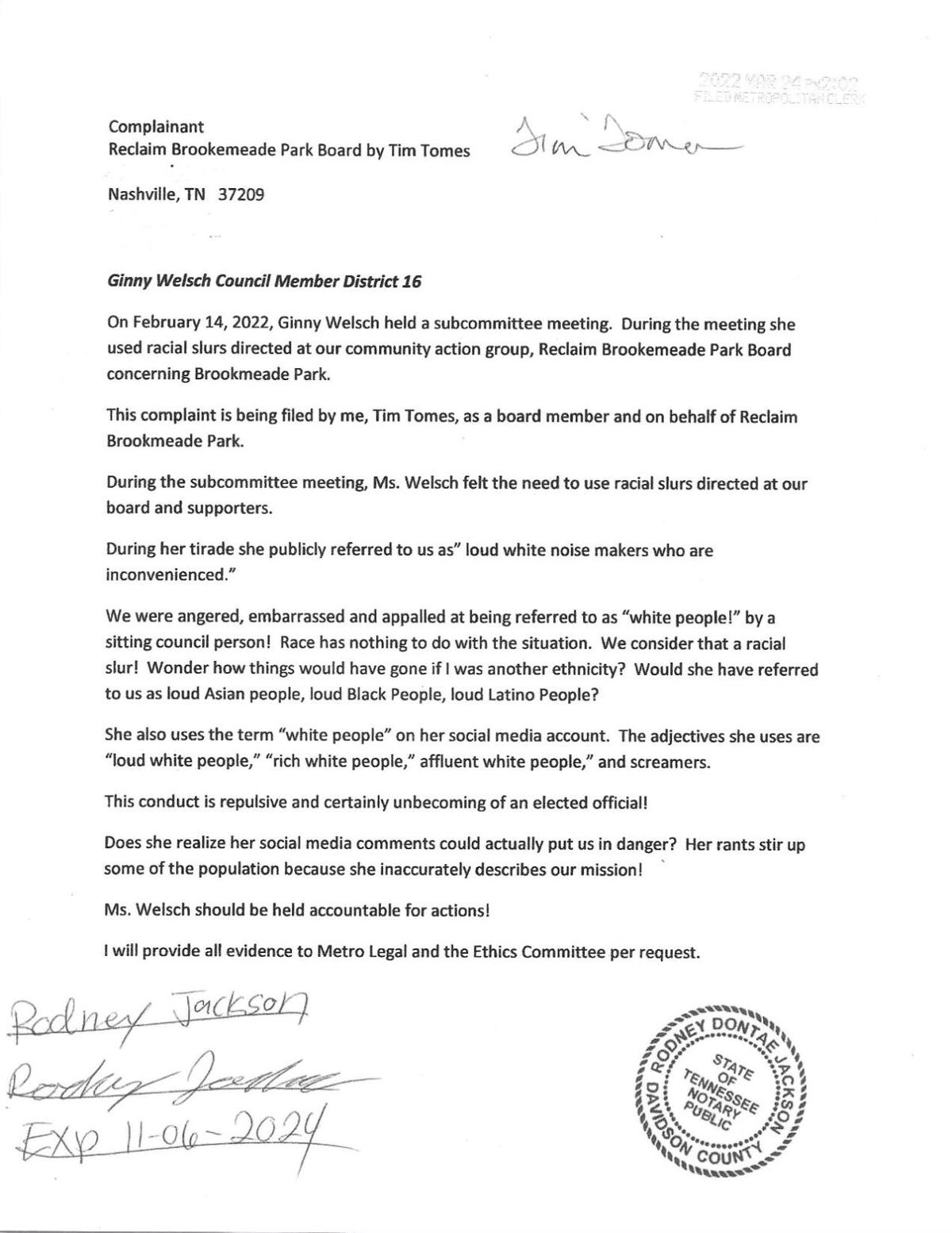 Reclaim Brookmeade Ethics Complaint.pdf