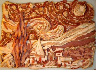 Van Gogh's 'Starry Night' Re-Created in Bacon