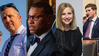 From left: Darden Copeland, Vincent Dixie, Megan Barry, Jacob Kupin