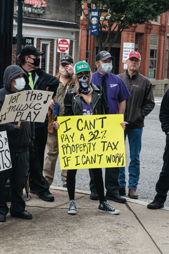 Lower Broad Denizens Protest Continued Closures