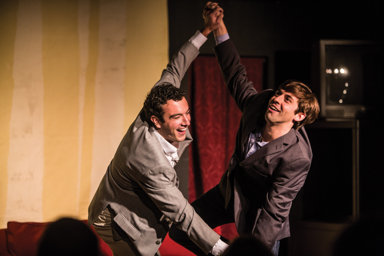 A dynamic local duo brings the late-night-talk-show format to Centennial Park