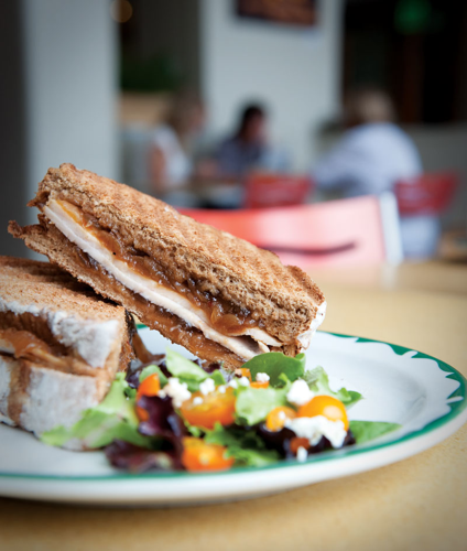 At Joe Natural's in Cummins Station, the farm-to-table menu is on the right track