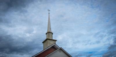 Small Town Church Steeple